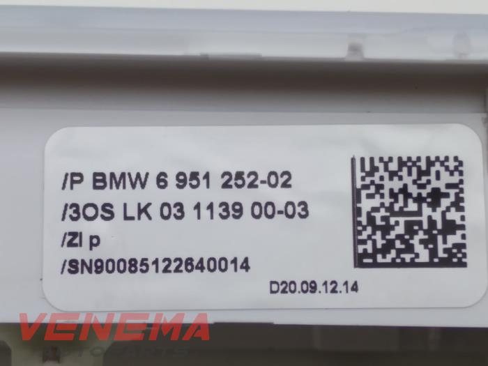 Binnenverlichting achter van een BMW X1 (E84) sDrive 20i 2.0 16V Twin Power Turbo 2012
