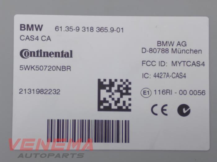 Module Centrale Deurvergrendeling van een BMW X3 (F25) xDrive35d 24V 2014