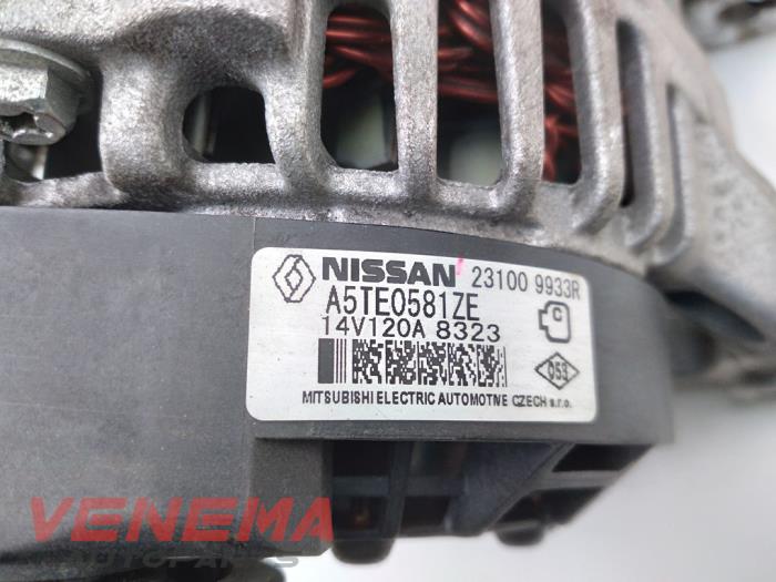 Dynamo van een Renault Megane IV (RFBB) 1.3 TCe 115 16V 2018