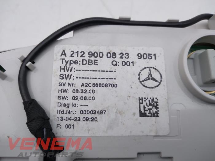 Binnenverlichting voor van een Mercedes-Benz E (W212) E-250 CDI 16V BlueTec 2014