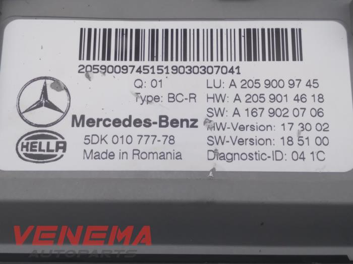 Computer Body Control van een Mercedes-Benz C (C205) C-300 2.0 Turbo 16V 2019
