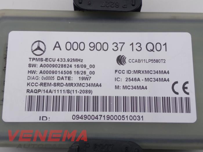 Bandenspanning module van een Mercedes-Benz C (C205) C-300 2.0 Turbo 16V 2019