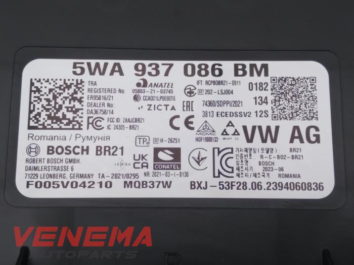 Computer Body Control van een Volkswagen Golf VIII (CD1) 2.0 TDI BlueMotion 16V 2023