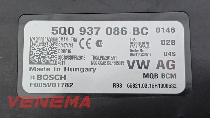 Module Bodycontrol van een Volkswagen Passat Variant (3G5) 1.6 TDI 16V 2016
