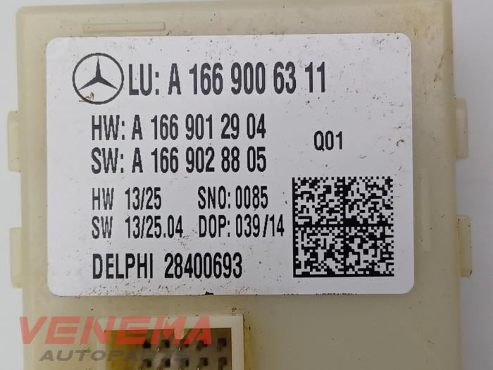 Module (diversen) van een Mercedes-Benz ML III (166) 3.0 ML-350 BlueTEC V6 24V 4-Matic 2015