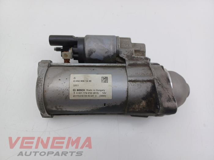 Gebruikte Startmotor Mercedes E Estate (S213) E-220d 2.0 Turbo 16V Prijs € 39,99 Margeregeling aangeboden door Venema Autoparts