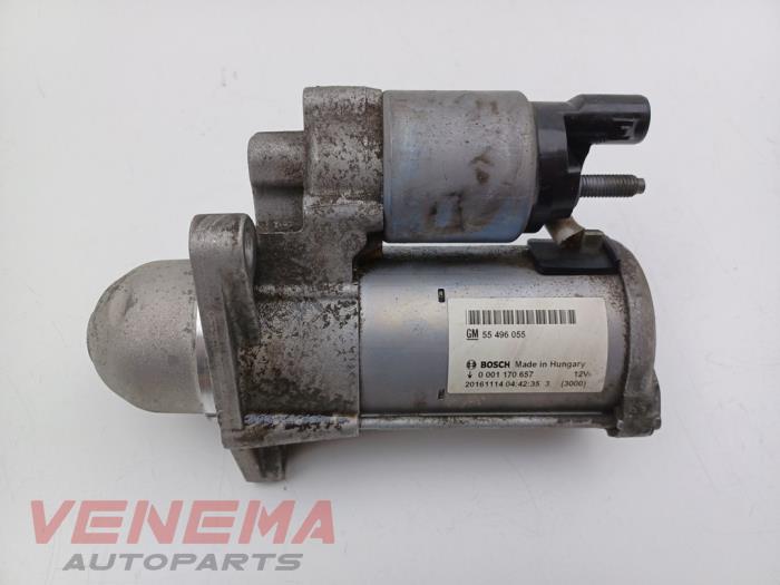 Gebruikte Startmotor Opel Adam 1.0 Ecotec 12V SIDI Turbo Prijs € 24,99 Margeregeling aangeboden door Venema Autoparts