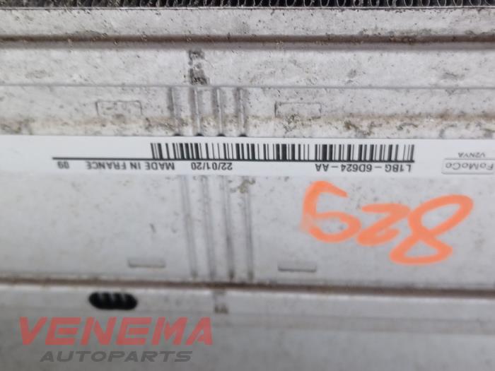 Intercooler van een Ford Fiesta 7 1.0 EcoBoost 12V 2020