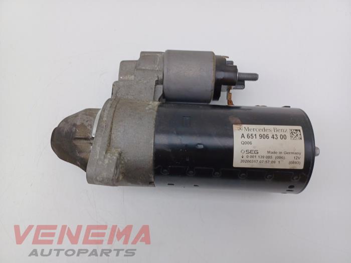 Gebruikte Startmotor Mercedes Sprinter 3,5t (910.0/910.1/907.1/907.2) 316 CDI 2.1 D RWD Prijs € 9,99 Margeregeling aangeboden door Venema Autoparts