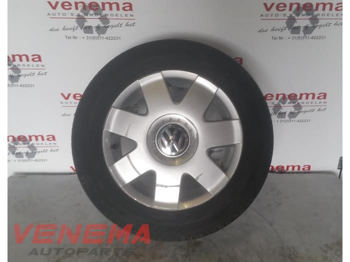 Continentaal handleiding opgraven Velgen set + banden Volkswagen Polo IV 1.4 16V - 6Q0601025K Lichtmetaal  speedlight