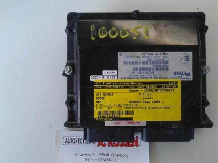 Gebruikte LPG Module Dodge RAM Prijs op aanvraag aangeboden door N Kossen Autorecycling BV