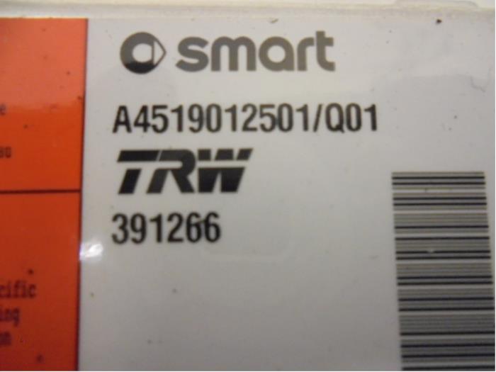 Airbag Module van een Smart Fortwo Coupé (451.3) Electric Drive 2015