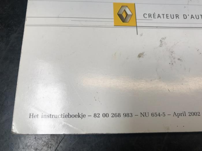 Instructie Boekje van een Renault Clio II Societe (SB) 1.5 dCi 65 2004