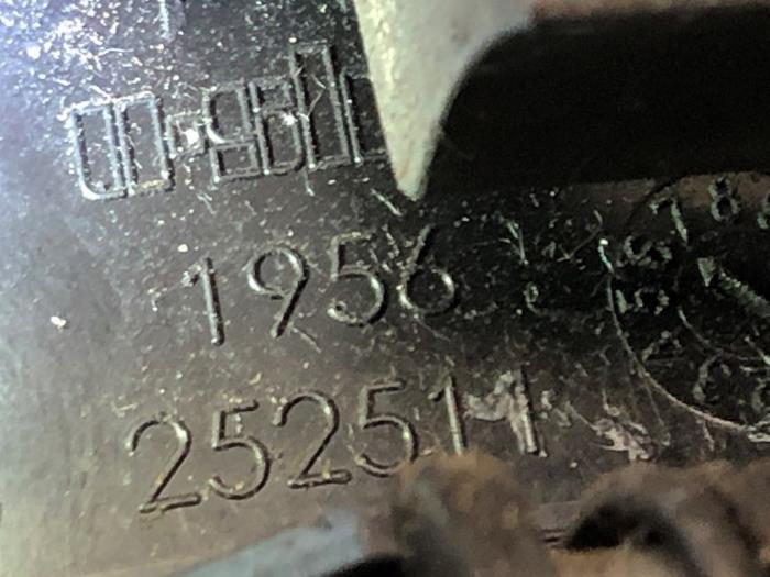 Portiergreep 2Deurs rechts van een Peugeot Boxer (U9) 2.2 Blue HDi 140 2020