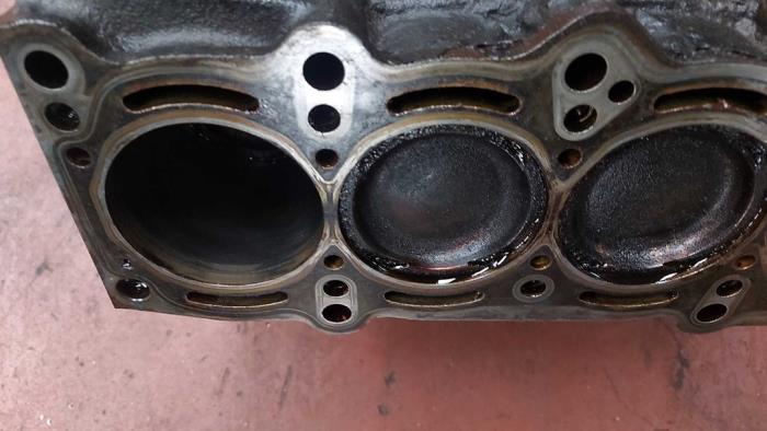 Motor Onderblok van een Alfa Romeo Mito 2009