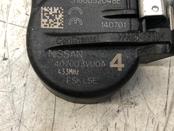 Bandenspanningsensor van een Nissan Qashqai (J11) 1.2 DIG-T 16V 2014