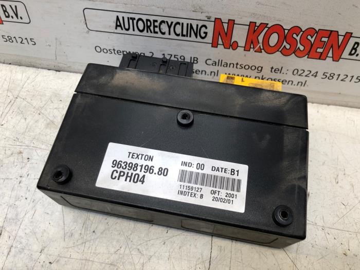 Gebruikte Sam module Citroen Jumpy (BS/BT/BY/BZ) 1.9Di Prijs op aanvraag aangeboden door N Kossen Autorecycling BV