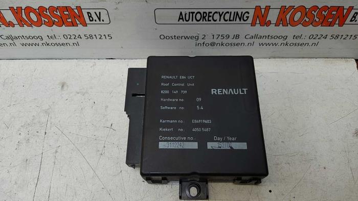 Gebruikte Cabriokap computer Renault Megane II CC (EM) 2.0 16V Prijs op aanvraag aangeboden door N Kossen Autorecycling BV