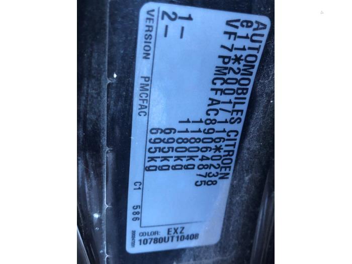 Voorbumper van een Citroën C1 1.0 12V 2006