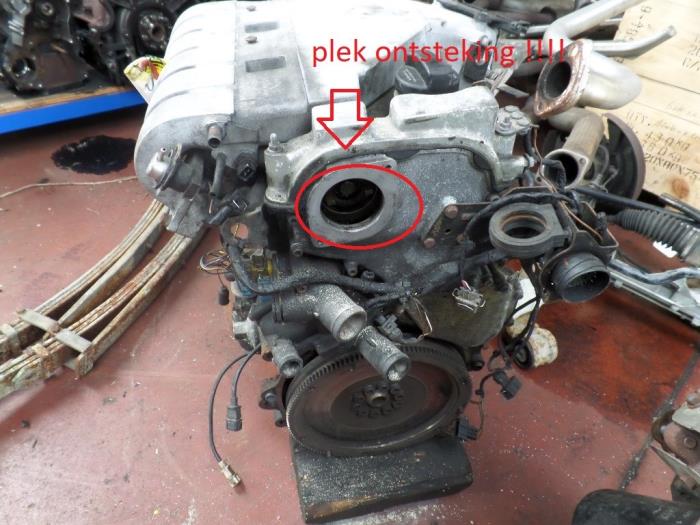 Motor van een Volkswagen Golf III (1H1) 2.8 VR6 1992