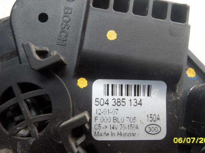 Gebruikte Dynamo Fiat Ducato (250) 2.3 D 130 Multijet Prijs op aanvraag aangeboden door N Kossen Autorecycling BV