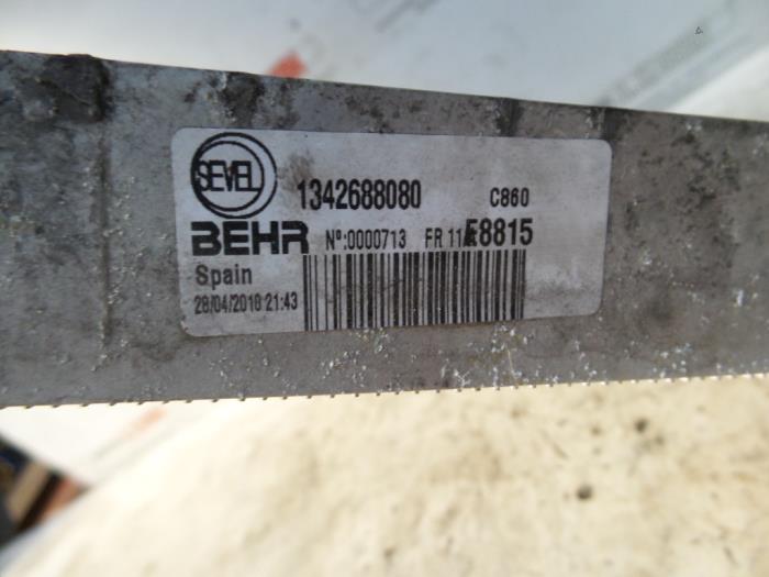 Radiateur van een Fiat Ducato (250) 3.0 D 160 Multijet Power 2010