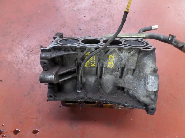 Gebruikte Motor Onderblok Nissan Micra (K12) 1.2 16V Prijs op aanvraag aangeboden door N Kossen Autorecycling BV