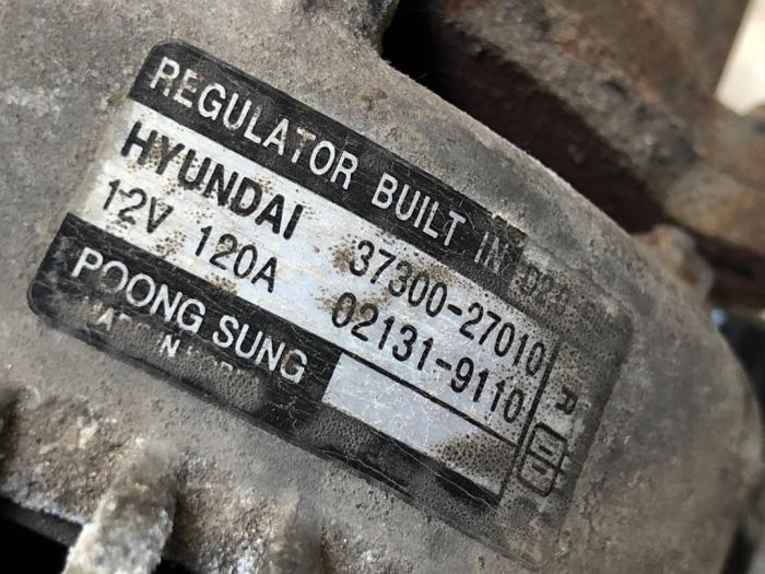 Dynamo van een Hyundai Santafe 2002