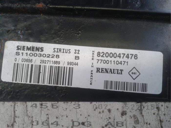 Gebruikte Computer Motormanagement Renault Scénic I (JA) 2.0 16V Prijs op aanvraag aangeboden door N Kossen Autorecycling BV