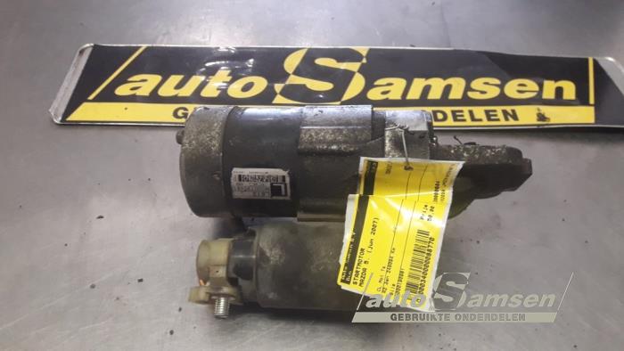 Gebruikte Startmotor Mazda 5 (CR19) 2.0i 16V Prijs € 40,00 Margeregeling aangeboden door Auto Samsen B.V.