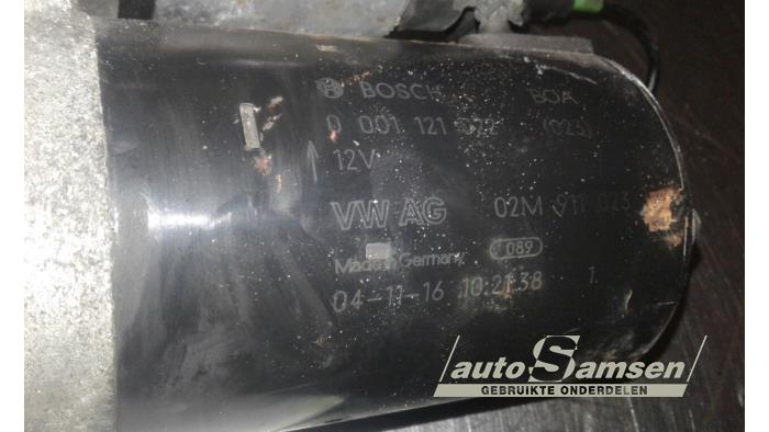 Startmotor van een Seat Leon (1M1) 1.8 20V Turbo 2005