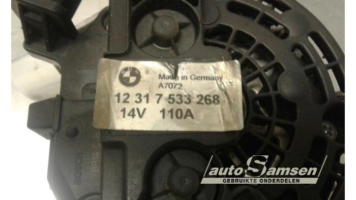 Gebruikte Dynamo BMW 3 serie (E46/4) 316i 16V Prijs € 50,00 Margeregeling aangeboden door Auto Samsen B.V.