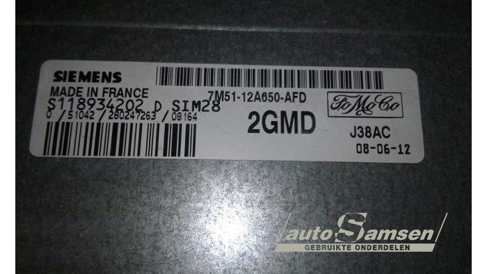 Gebruikte Computer Motormanagement Ford Focus 2 1.6 16V Prijs € 75,00 Margeregeling aangeboden door Auto Samsen B.V.