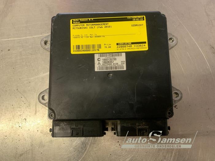 Computer Motormanagement van een Mitsubishi Colt (Z2/Z3) 1.1 12V 2010