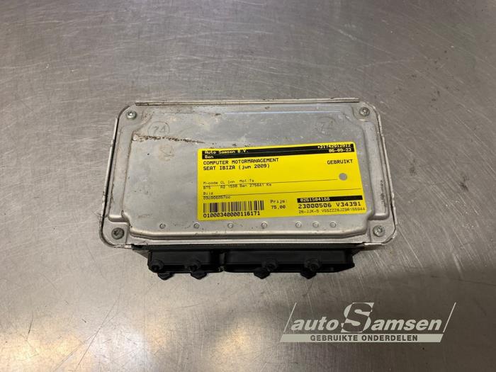 Gebruikte Computer Motormanagement Seat Ibiza IV (6J5) 1.6 16V Prijs € 75,00 Margeregeling aangeboden door Auto Samsen B.V.