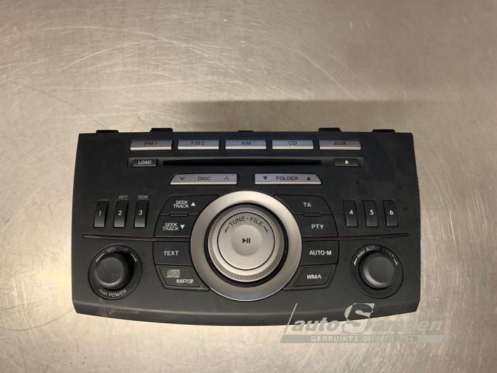 Radio van een Mazda 3 Sport (BL14/BLA4/BLB4) 1.6i MZR 16V 2009