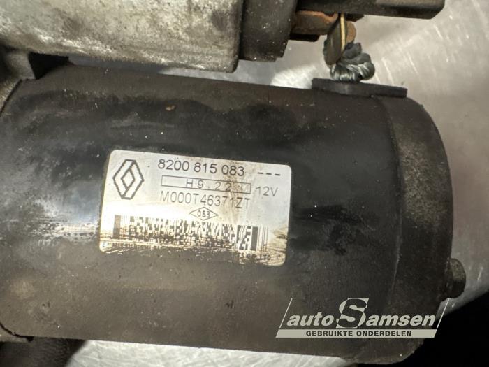 Startmotor van een Dacia Sandero I (BS) 1.6 2009