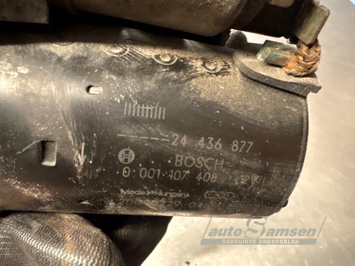 Startmotor van een Opel Meriva (A) 1.4 16V Twinport 2008