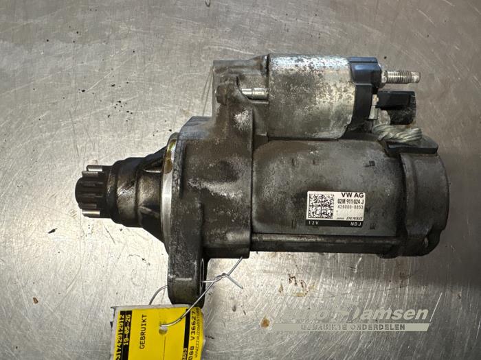 Startmotor van een Volkswagen Golf VII (AUA) 1.2 TSI 16V 2015
