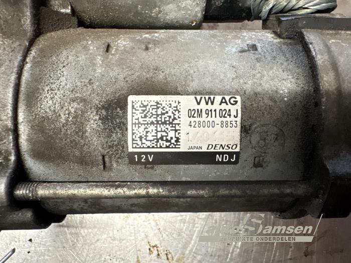 Startmotor van een Volkswagen Golf VII (AUA) 1.2 TSI 16V 2015