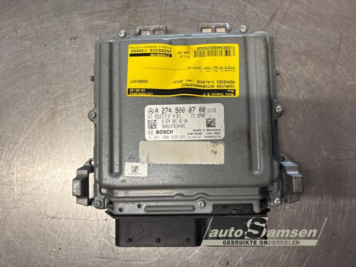 Gebruikte Computer Motormanagement Mercedes C (W204) 1.6 C-180 16V BlueEfficiency Prijs € 200,00 Margeregeling aangeboden door Auto Samsen B.V.