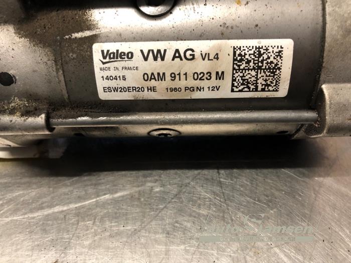 Gebruikte Startmotor Volkswagen Golf VII (AUA) 1.6 TDI BlueMotion 16V Prijs € 40,00 Margeregeling aangeboden door Auto Samsen B.V.