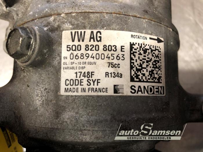 Gebruikte Pomp Airco Volkswagen Golf VII (AUA) 1.6 TDI BlueMotion 16V Prijs € 100,00 Margeregeling aangeboden door Auto Samsen B.V.