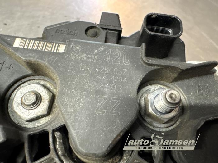 Alternator Opel Corsa D, 2006 / 2014 1.2 16V ecoFLEX Bi-Fuel, Hatchback, 1.229cc, 61kW (83pk), FWD, A12XER, 2011-06 / 2014-08 (Gebruikt)