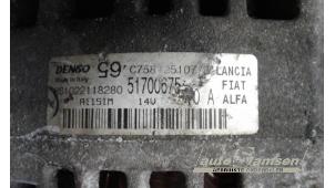 Alternator van een Fiat Grande Punto (199) 1.2 2007