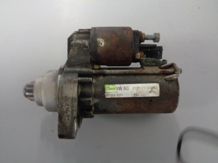 Startmotor van een Volkswagen Golf VI (5K1) 1.4 16V 2010