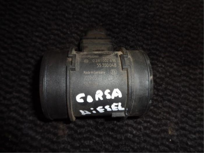 Gebruikte Luchtmassameter Opel Corsa D 1.3 CDTi 16V Ecotec Prijs € 20,00 Margeregeling aangeboden door Westerhof autodemontage