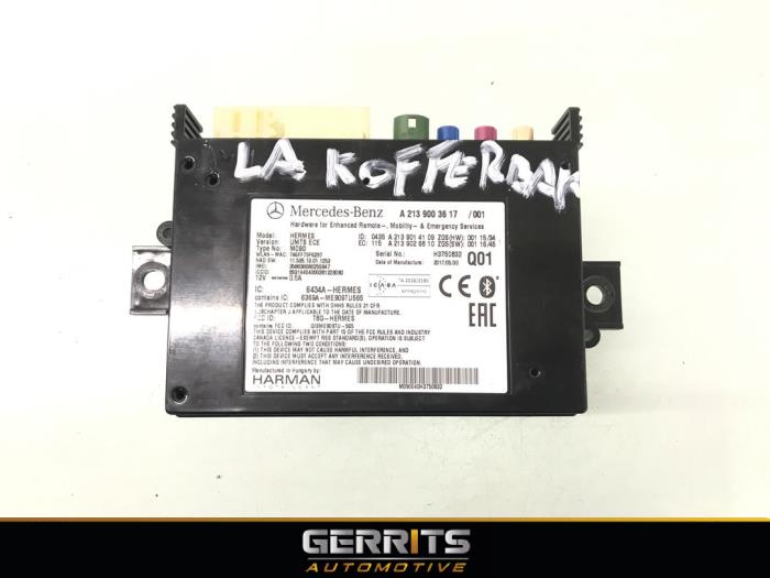Gebruikte Bluetooth module Mercedes B (W246/W242) 1.6 B-180 BlueEFFICIENCY Turbo 16V Prijs € 117,70 Margeregeling aangeboden door Gerrits Automotive BV