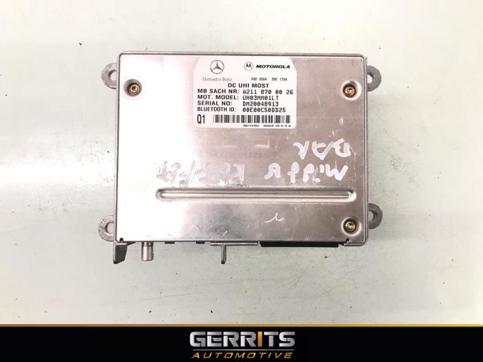 Gebruikte Bluetooth module Mercedes E (W211) 4.0 E-400 CDI 32V Prijs € 66,00 Margeregeling aangeboden door Gerrits Automotive BV