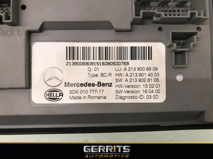 Module Bodycontrol van een Mercedes-Benz E (W213) E-350d 3.0 V6 24V 2017
